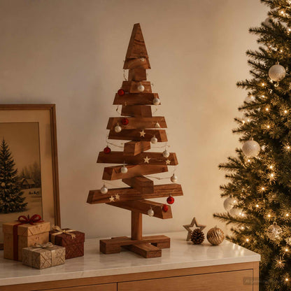 vidaXL Wooden Christmas Tree KOTKA 60 cm Solid Pine Wood
