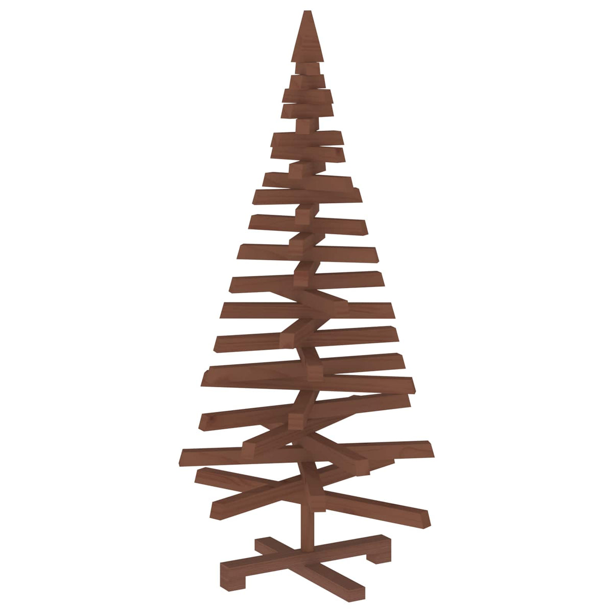 vidaXL Wooden Christmas Tree KOTKA 120 cm Solid Pine Wood