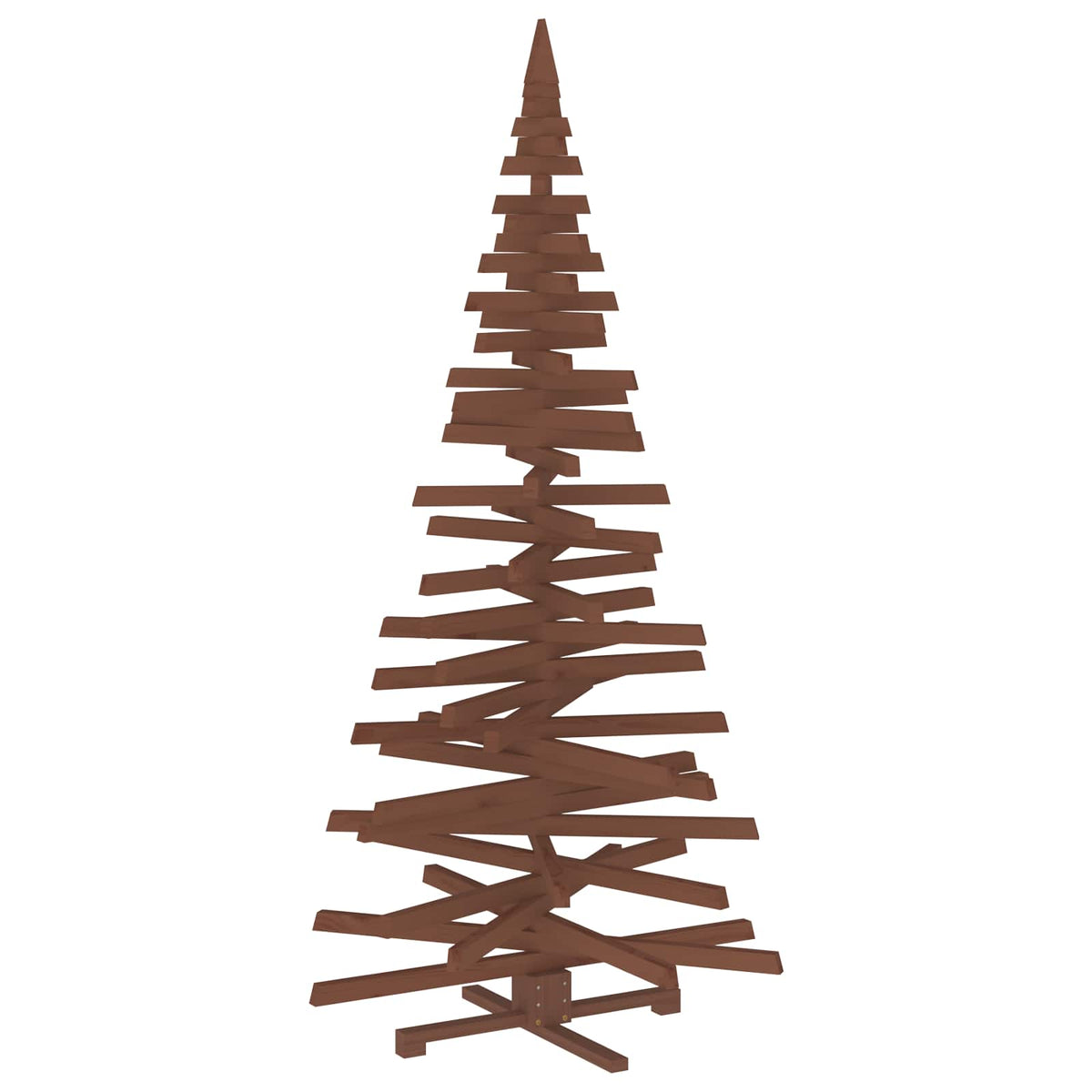 vidaXL Wooden Christmas Tree KOTKA 210 cm Solid Pine Wood