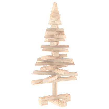vidaXL Wooden Christmas Tree KOTKA 60 cm Solid Pine Wood Natural