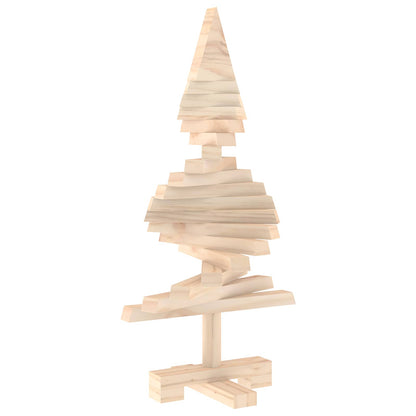vidaXL Wooden Christmas Tree KOTKA 60 cm Solid Pine Wood Natural