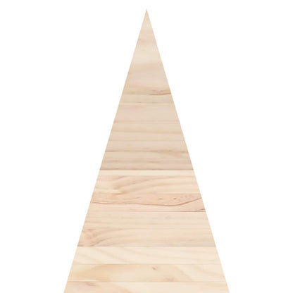 vidaXL Wooden Christmas Tree KOTKA 90 cm Solid Pine Wood Natural