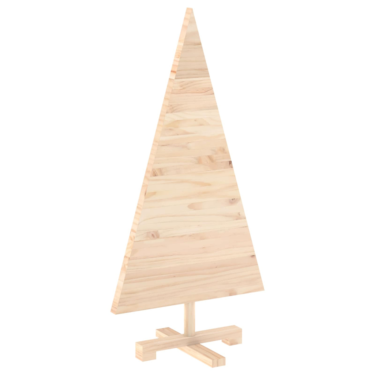 vidaXL Wooden Christmas Tree KOTKA 90 cm Solid Pine Wood Natural