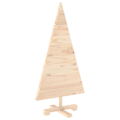 vidaXL Wooden Christmas Tree KOTKA 90 cm Solid Pine Wood Natural