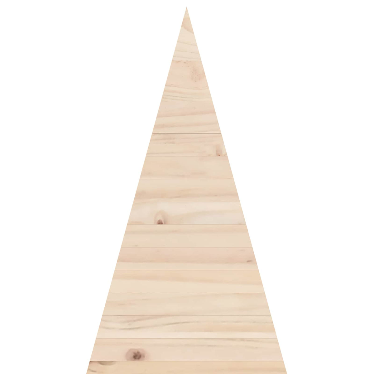 vidaXL Wooden Christmas Tree KOTKA 150 cm Solid Pine Wood Natural