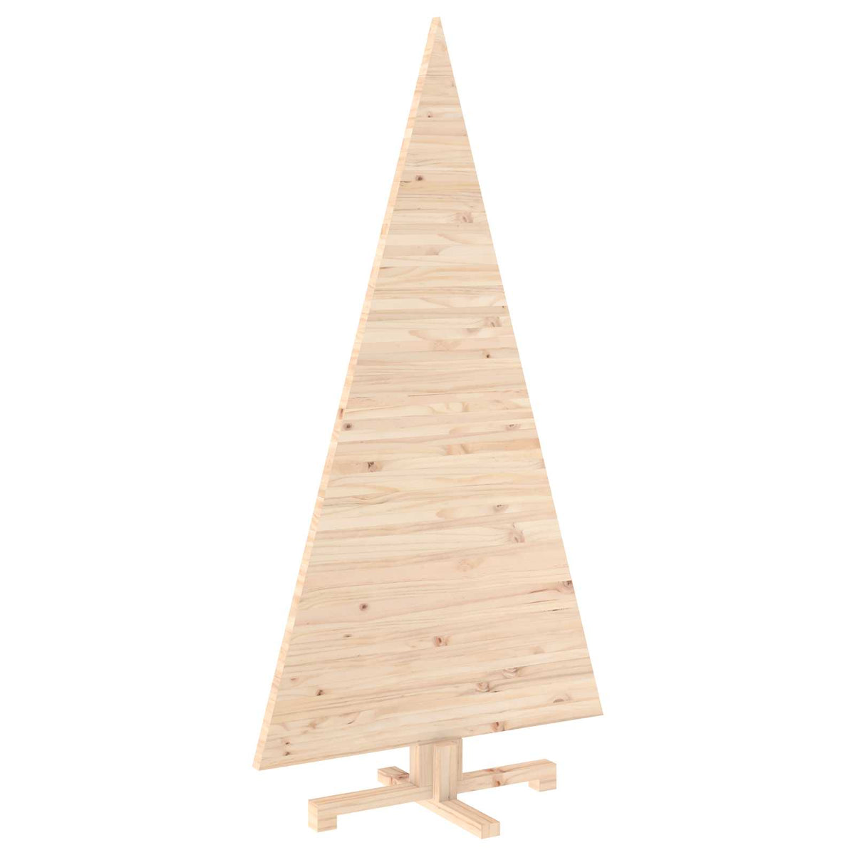 vidaXL Wooden Christmas Tree KOTKA 150 cm Solid Pine Wood Natural