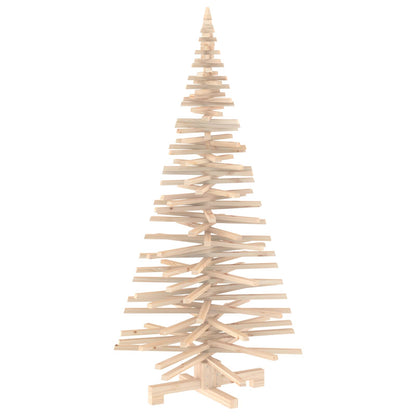 vidaXL Wooden Christmas Tree KOTKA 180 cm Solid Pine Wood Natural