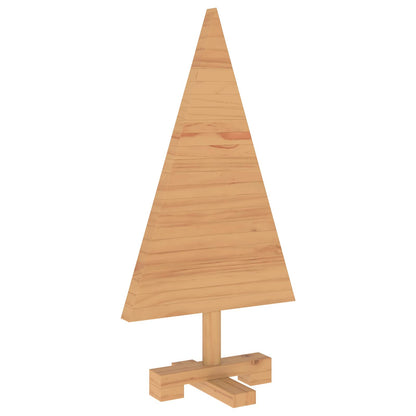 vidaXL Wooden Christmas Tree KOTKA 60 cm Solid Pine Wood Brown Finish