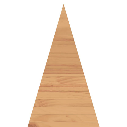vidaXL Wooden Christmas Tree KOTKA 90 cm Solid Pine Wood Brown Finish
