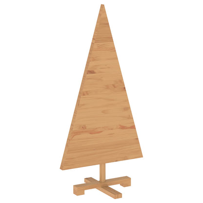 vidaXL Wooden Christmas Tree KOTKA 90 cm Solid Pine Wood Brown Finish