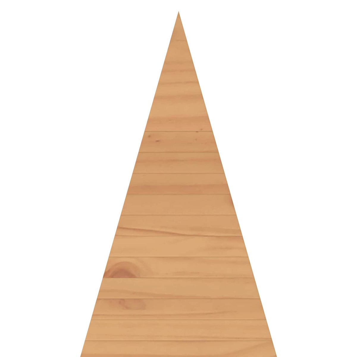vidaXL Wooden Christmas Tree KOTKA 120 cm Solid Pine Wood Brown Finish