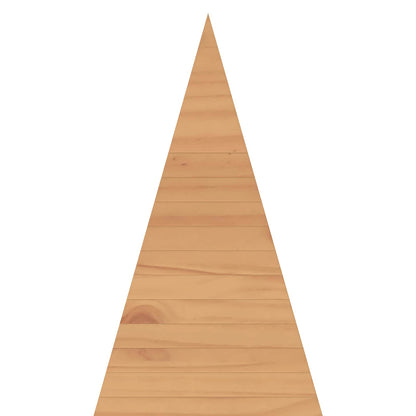 vidaXL Wooden Christmas Tree KOTKA 120 cm Solid Pine Wood Brown Finish