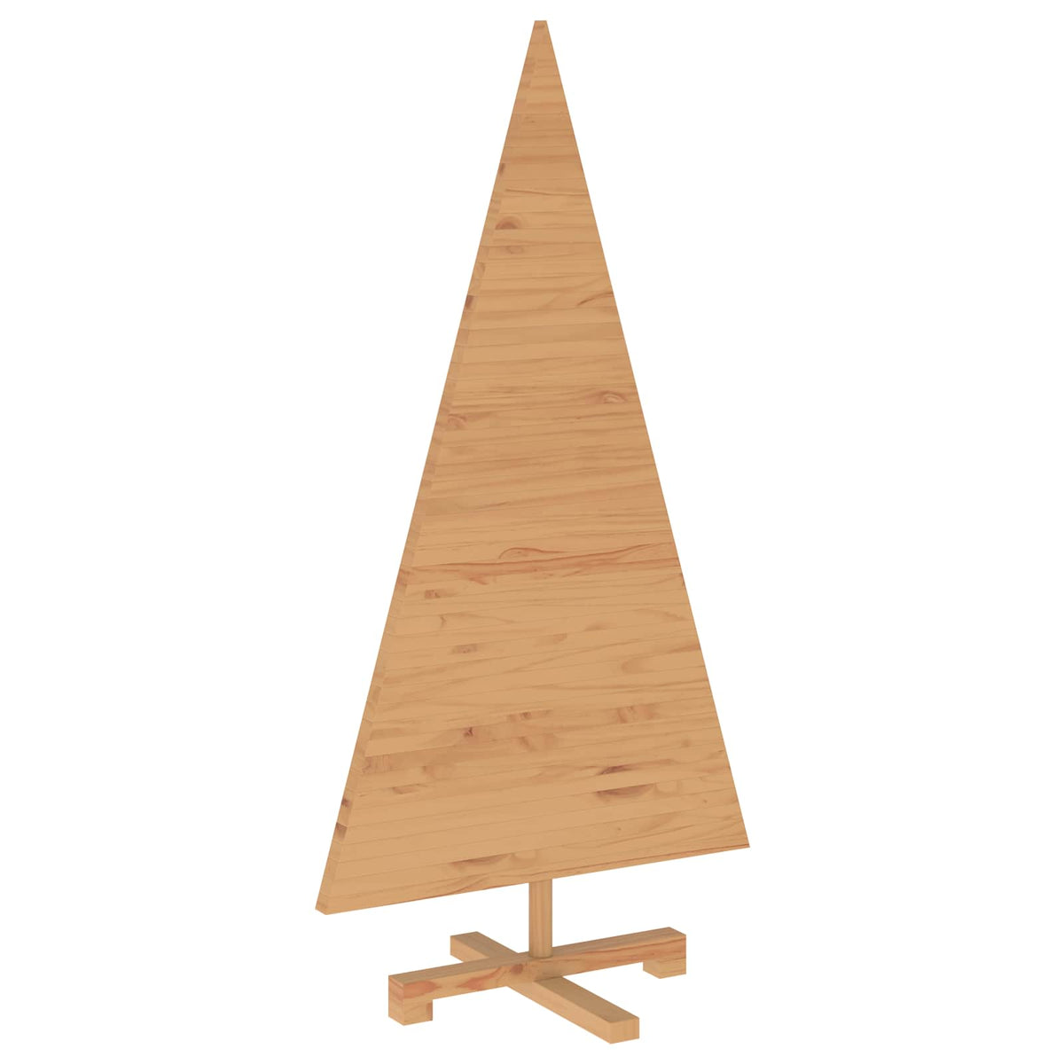 vidaXL Wooden Christmas Tree KOTKA 120 cm Solid Pine Wood Brown Finish