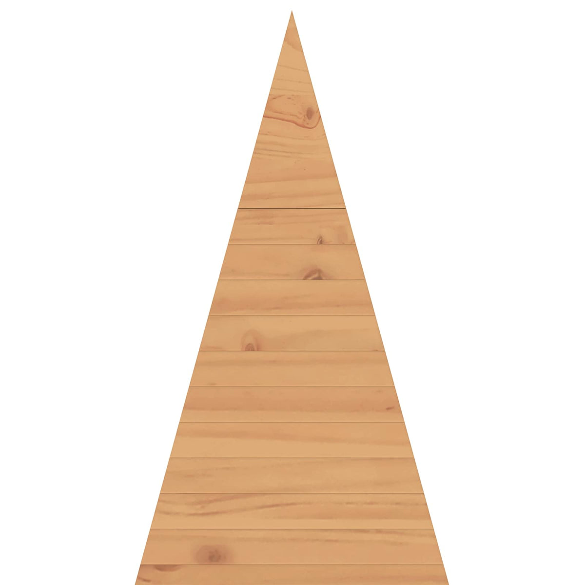 vidaXL Wooden Christmas Tree KOTKA 150 cm Solid Pine Wood Brown Finish