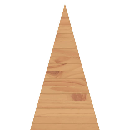 vidaXL Wooden Christmas Tree KOTKA 180 cm Solid Pine Wood Brown Finish