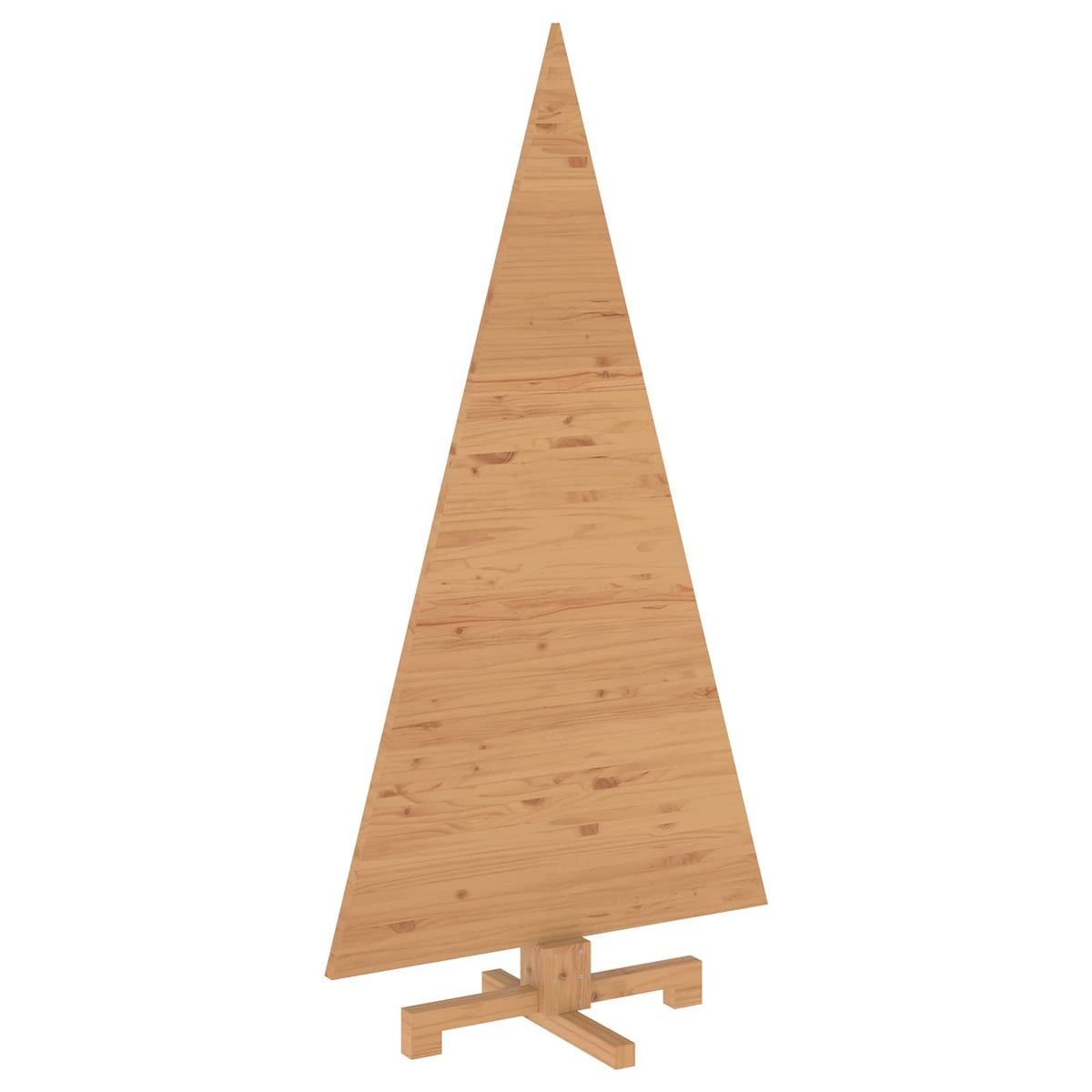 vidaXL Wooden Christmas Tree KOTKA 180 cm Solid Pine Wood Brown Finish
