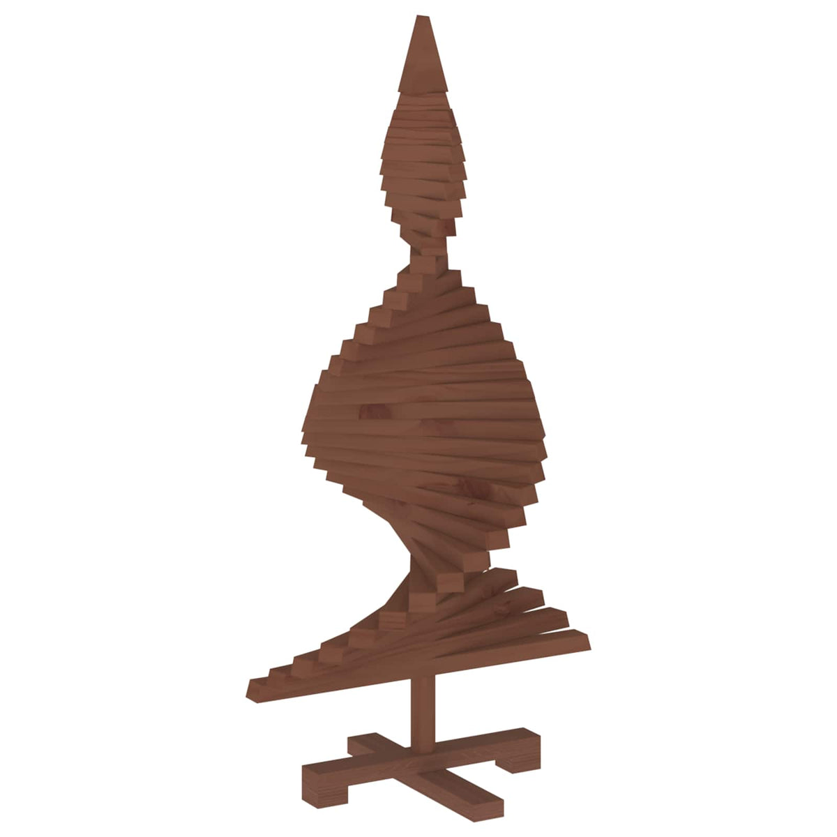 vidaXL Wooden Christmas Tree KOTKA 90 cm Solid Pine Wood