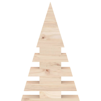 vidaXL Wooden Christmas Tree KOTKA 120 cm Solid Pine Wood Natural