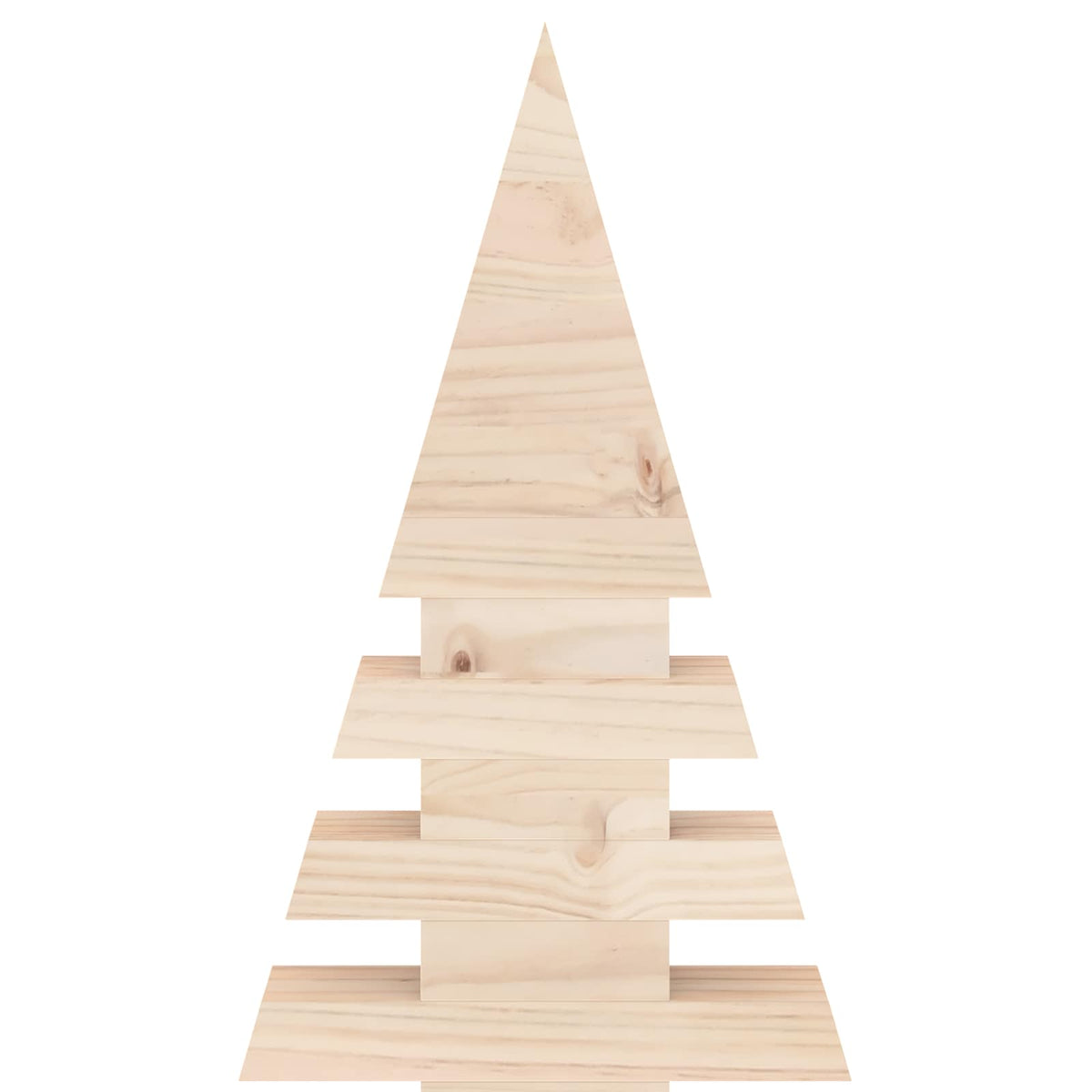 vidaXL Wooden Christmas Tree KOTKA 150 cm Solid Pine Wood Natural
