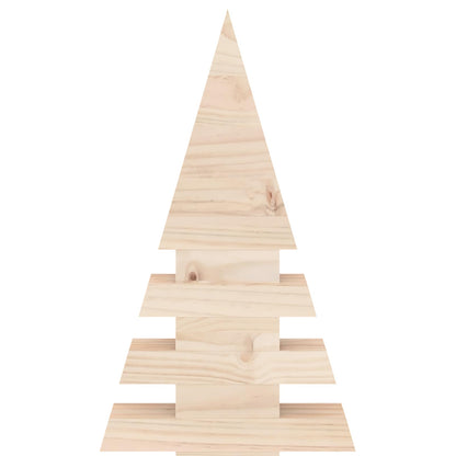 vidaXL Wooden Christmas Tree KOTKA 150 cm Solid Pine Wood Natural