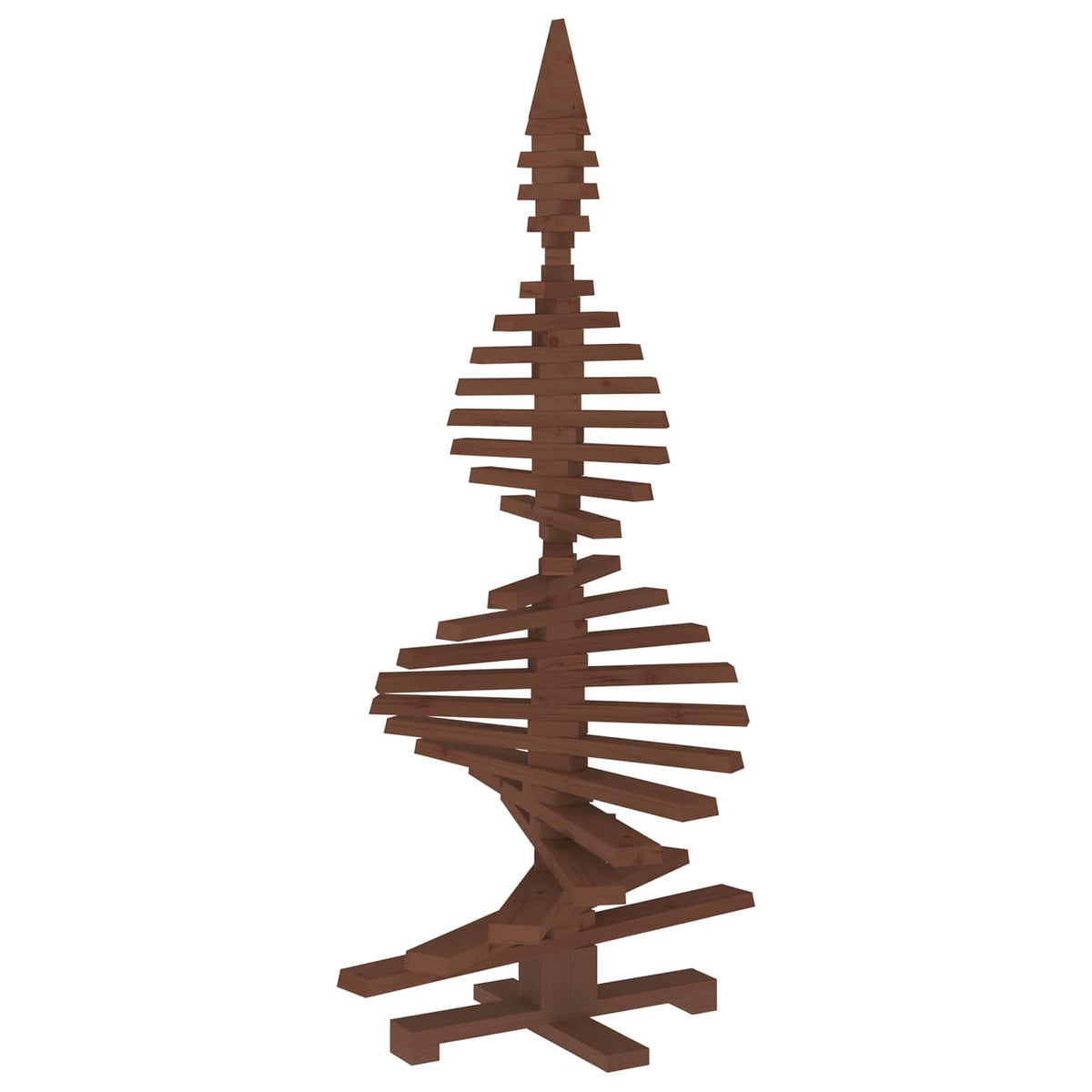 vidaXL Wooden Christmas Tree KOTKA 150 cm Solid Pine Wood