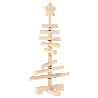 vidaXL Wooden Christmas Tree KOTKA 60 cm Solid Pine Wood Natural