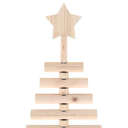 vidaXL Wooden Christmas Tree KOTKA 90 cm Solid Pine Wood Natural