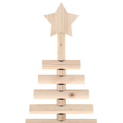 vidaXL Wooden Christmas Tree KOTKA 120 cm Solid Pine Wood Natural