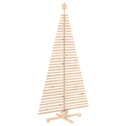 vidaXL Wooden Christmas Tree KOTKA 180 cm Solid Pine Wood Natural