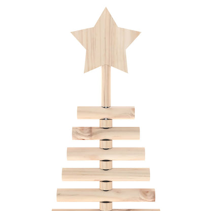 vidaXL Wooden Christmas Tree KOTKA 240 cm Solid Pine Wood Natural
