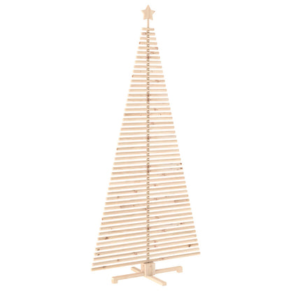 vidaXL Wooden Christmas Tree KOTKA 240 cm Solid Pine Wood Natural