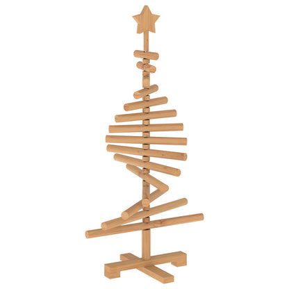 vidaXL Wooden Christmas Tree KOTKA 90 cm Solid Pine Wood Brown Finish