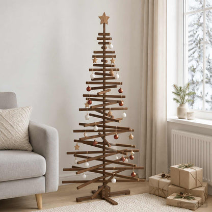 vidaXL Wooden Christmas Tree KOTKA 180 cm Solid Pine Wood