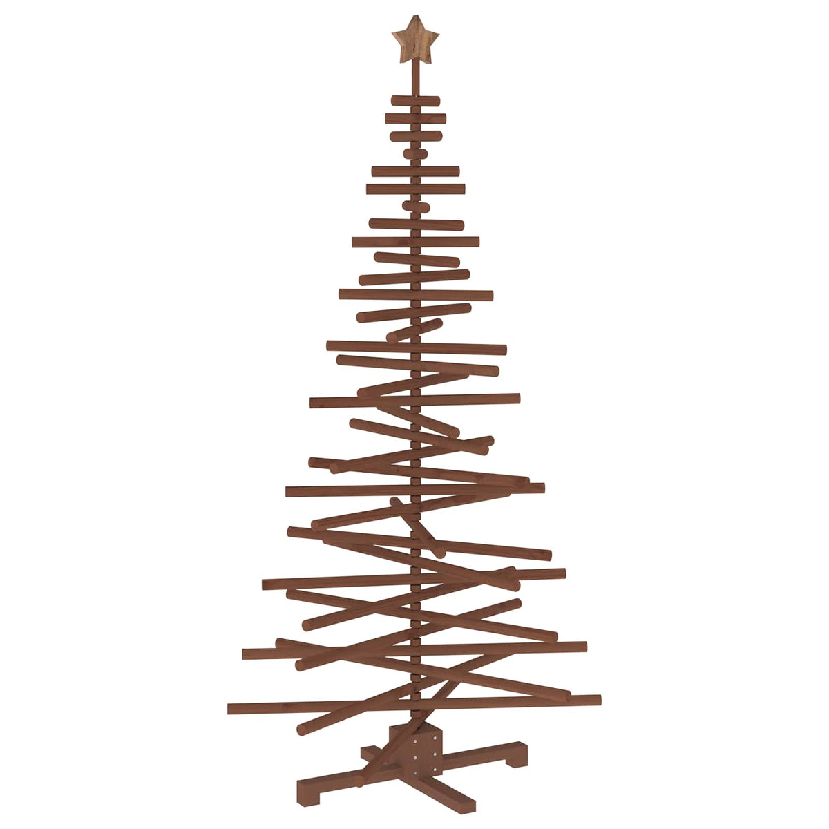 vidaXL Wooden Christmas Tree KOTKA 180 cm Solid Pine Wood