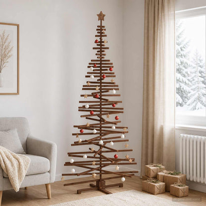 vidaXL Wooden Christmas Tree KOTKA 240 cm Solid Pine Wood