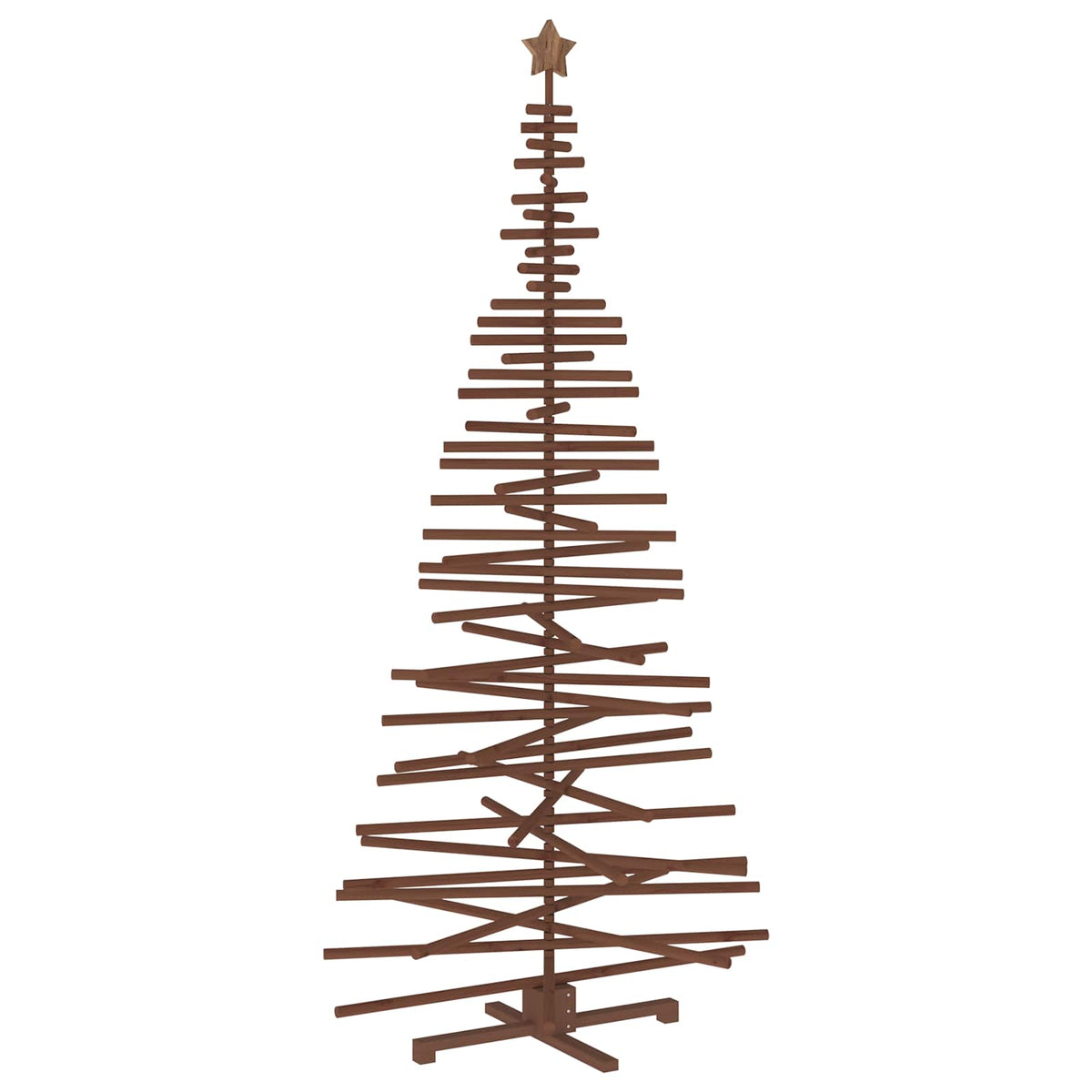 vidaXL Wooden Christmas Tree KOTKA 240 cm Solid Pine Wood