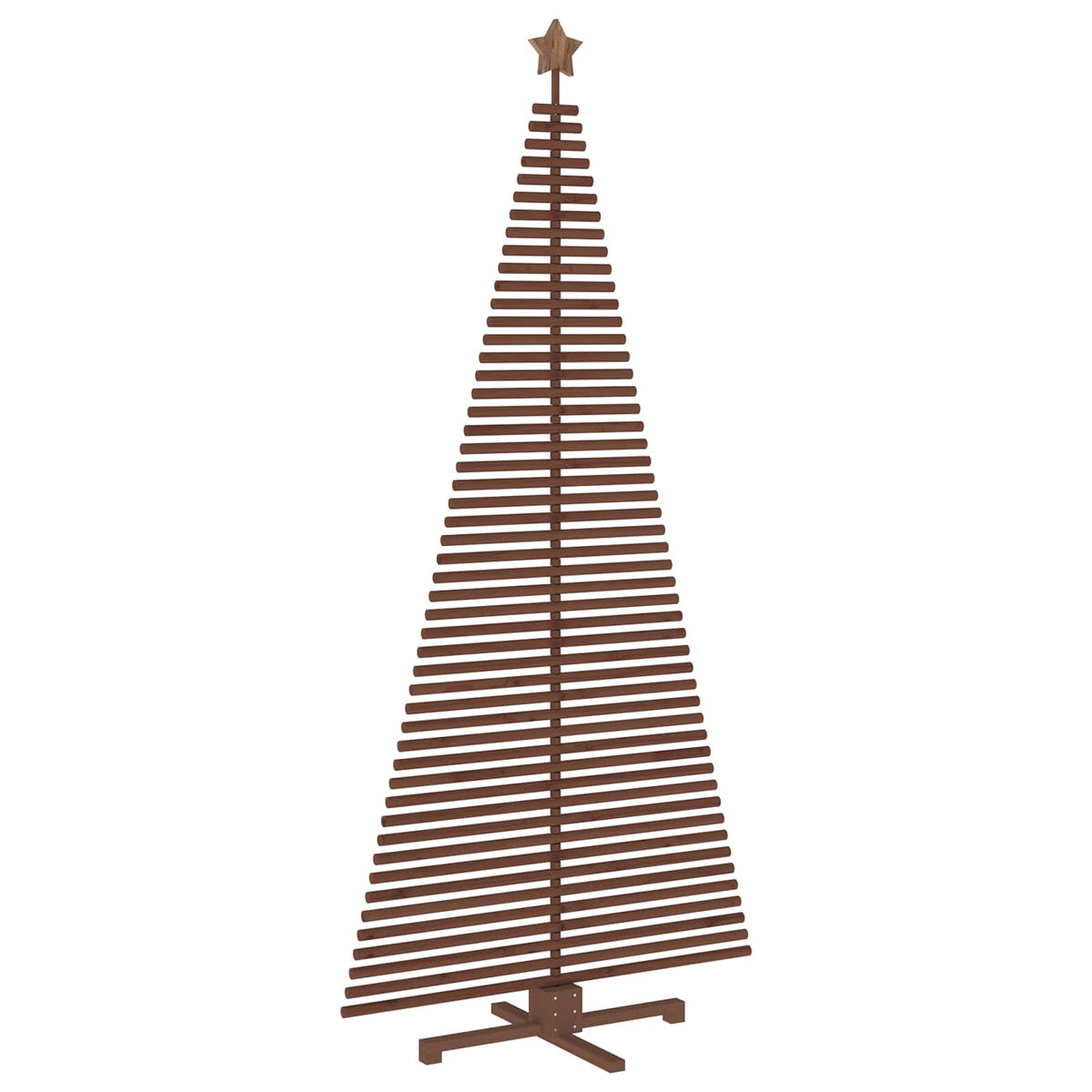 vidaXL Wooden Christmas Tree KOTKA 240 cm Solid Pine Wood