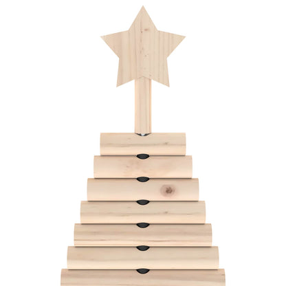 vidaXL Wooden Christmas Tree KOTKA 120 cm Solid Pine Wood Natural
