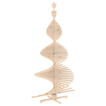 vidaXL Wooden Christmas Tree KOTKA 210 cm Solid Pine Wood Natural