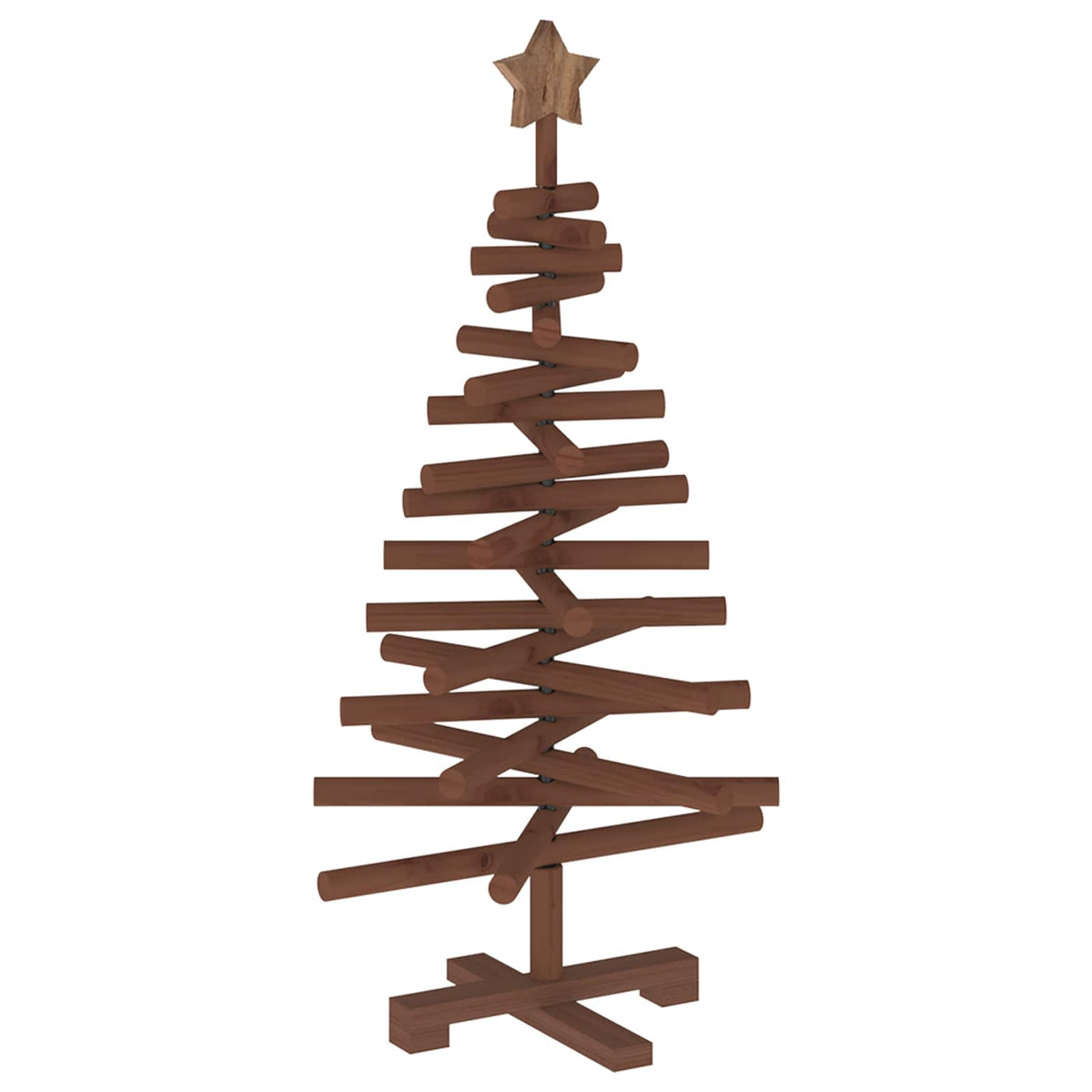 vidaXL Wooden Christmas Tree KOTKA 90 cm Solid Pine Wood