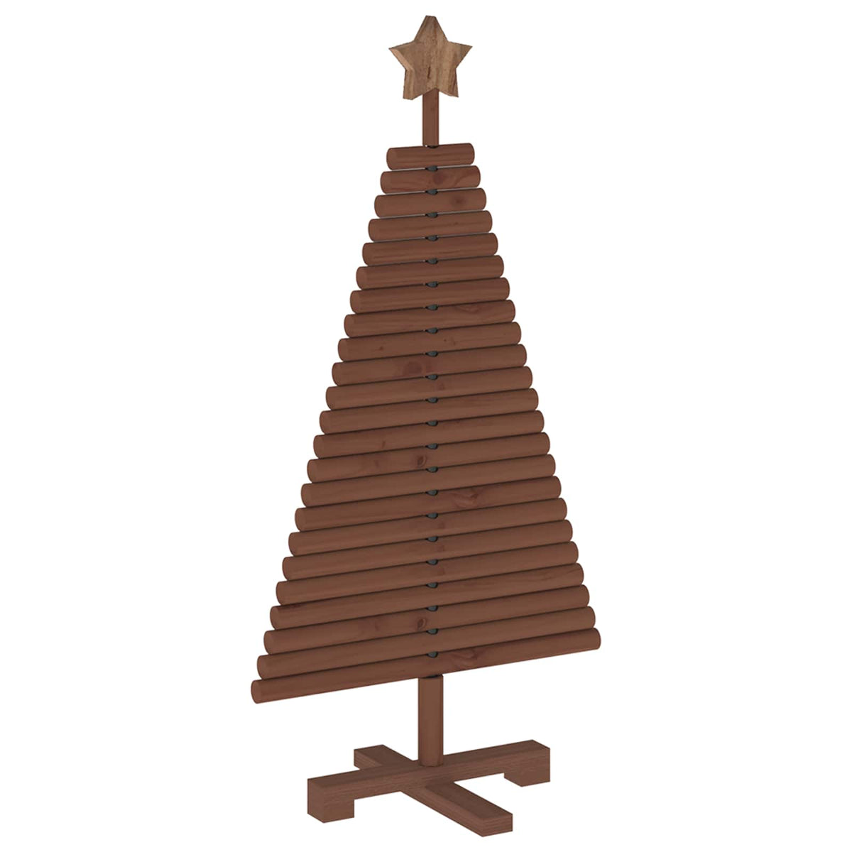 vidaXL Wooden Christmas Tree KOTKA 90 cm Solid Pine Wood