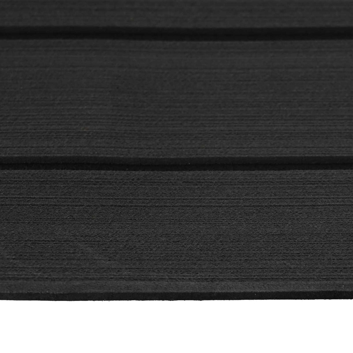 vidaXL Boat Mat Striped Dark Grey and Black 240 x 60 cm EVA