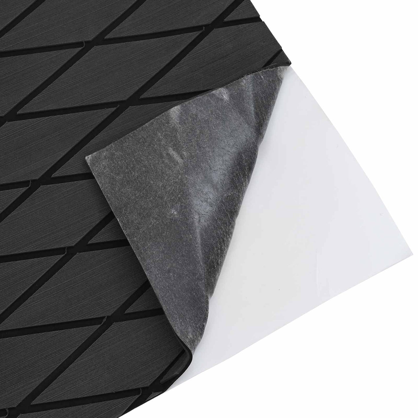 vidaXL Boat Mat Striped Dark Grey and Black 190 x 70 cm EVA