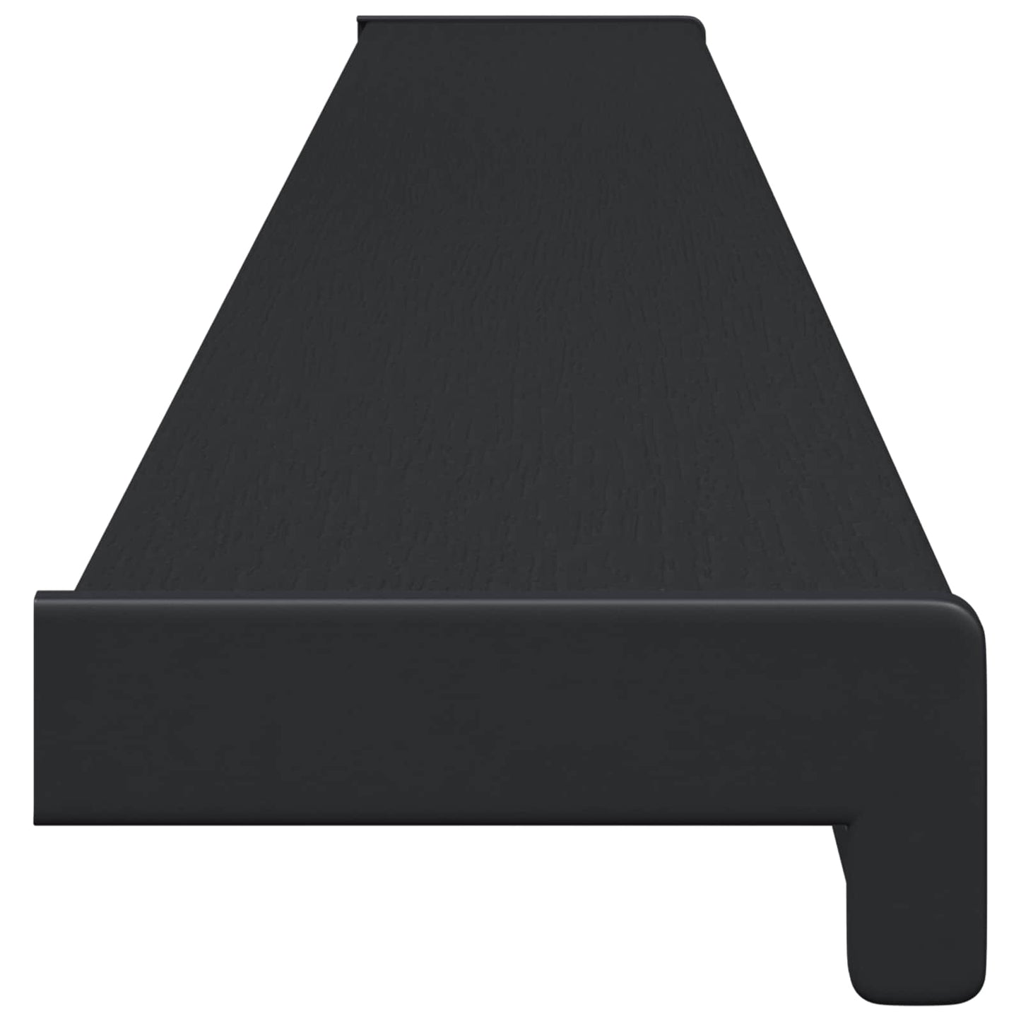 vidaXL Window Sill Anthracite with Wood Grain 160 x 15 x 4.5 cm PVC