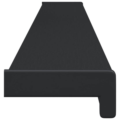 vidaXL Window Sill Anthracite with Wood Grain 160 x 15 x 4.5 cm PVC