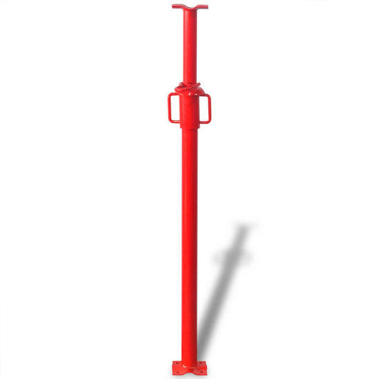 vidaXL Acrow Prop Red 180 x 12.5 x 12.5 cm Steel with a Painted Finish