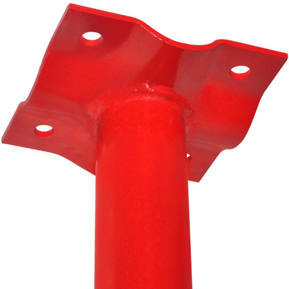 vidaXL Acrow Prop Red 280 x 12 x 12 cm Steel with a Painted Finish