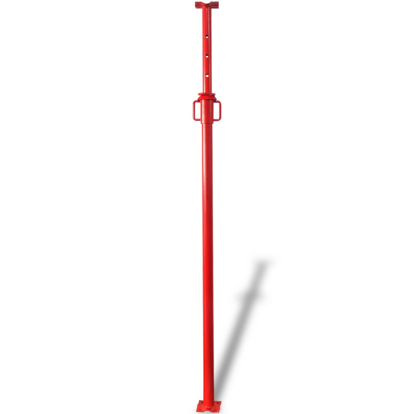vidaXL Acrow Prop Red 280 x 12 x 12 cm Steel with a Painted Finish