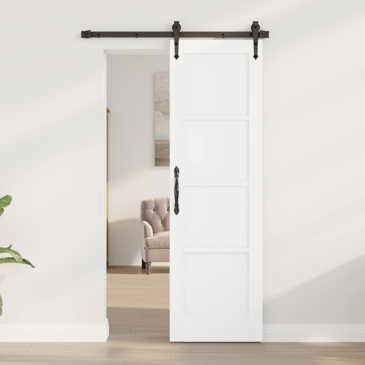 vidaXL Interior Door White 61 x 198.5 cm Plywood