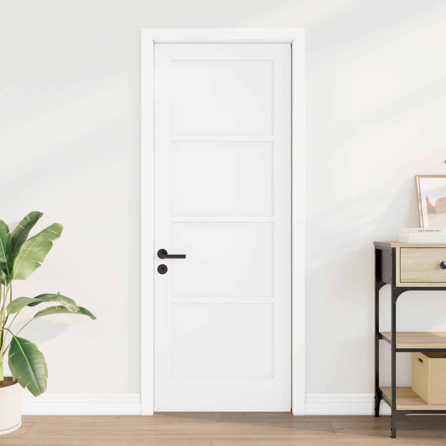 vidaXL Interior Door White 73.5 x 198.5 cm Plywood
